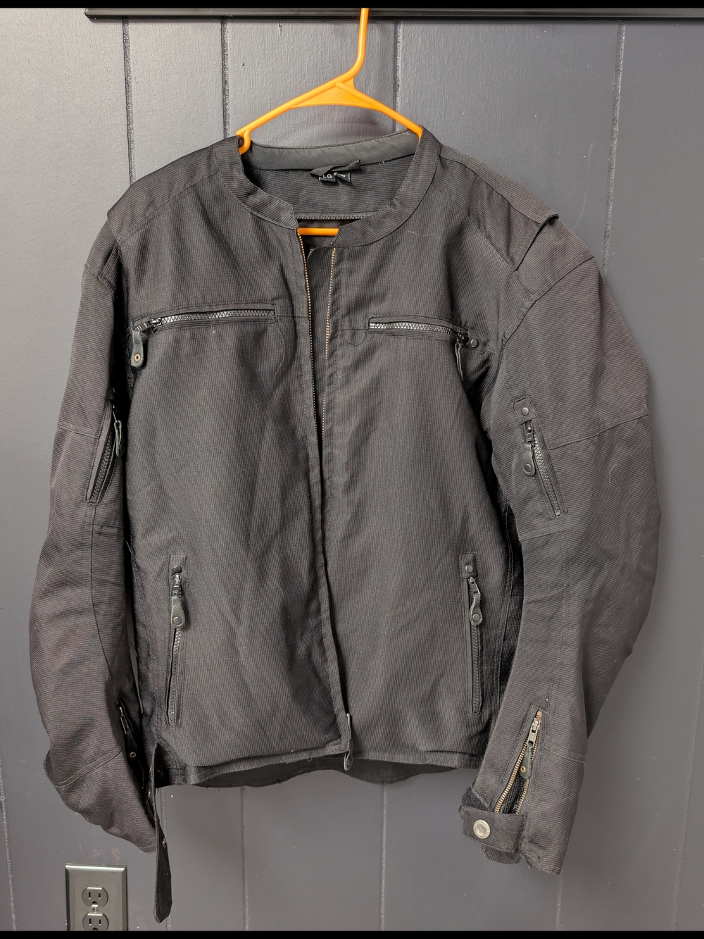 Street & Steel Men's Black Motorcycle Jacket